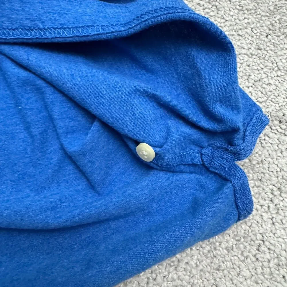 The Foundry Supply Co Polo Shirt Mens 3XL Royal Blue Short Sleeve Pocket Preppy
